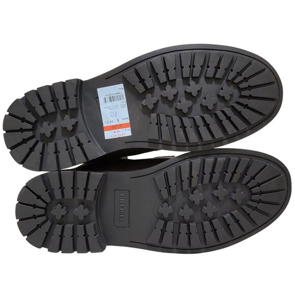 Tommy Hilfiger Men Hyder Combat Dress Boots Size US 10M Dark Brown Faux Leather - Picture 6 of 7